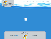 Tablet Screenshot of foamulations.biz